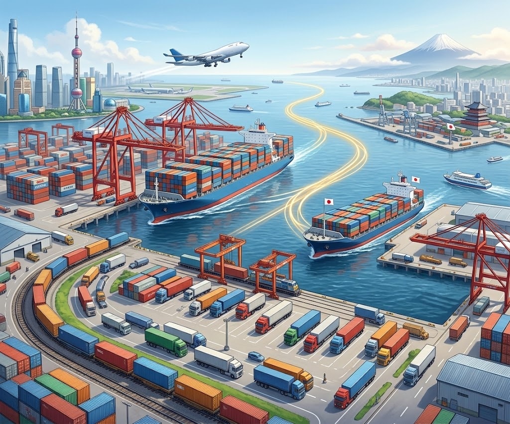 comprehensive china to japan freight forwarding services