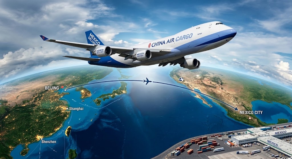 ddp air freight china mexico