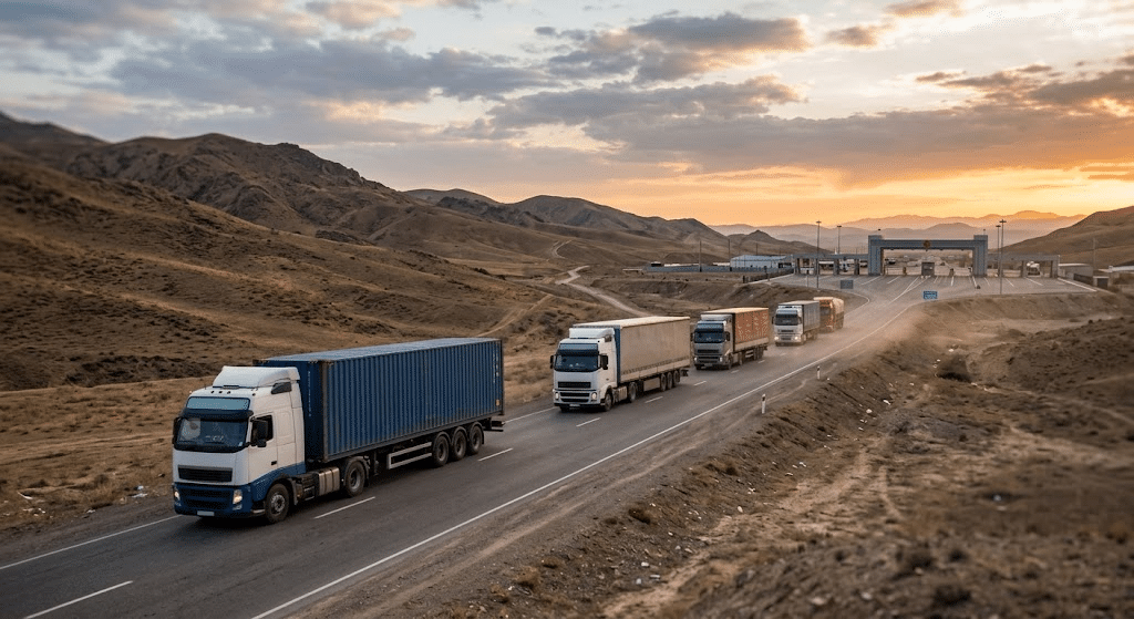 road freight from china to uzbekistan